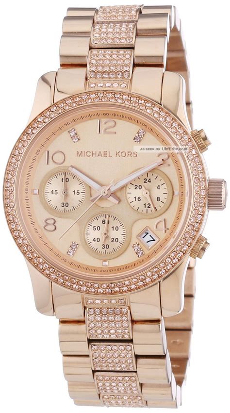 michael kors damen uhr gold|michael kors rose gold.